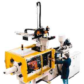 5. Husky's TE-3 robots are designed to operate with standard controls on Husky 65 to 185 ton S-Series presses.