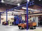 Gorbel's bridge cranes can be installed in smaller plants to promote productivity.