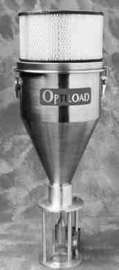 A compressed air venturi loader from Opti Temp has no motors or brushes to maintain.