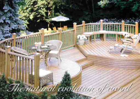 The Eon decking system is made from polystyrene-based Extrudawood profiles manufactured at CPI Plastics Group's plants in Mississauga, Ont. The decking system is being sold through independent lumber chains, as well as large retail outlets such as Home Depot.