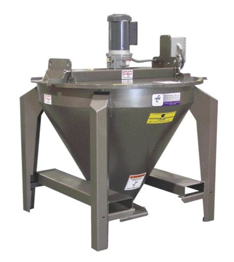 Top loading mixer for pellets or granules