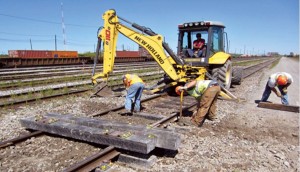 Duropar rails being tested by CN Rail.